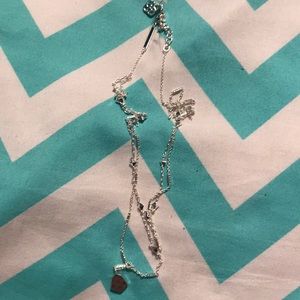 Rina silver multi strand necklace